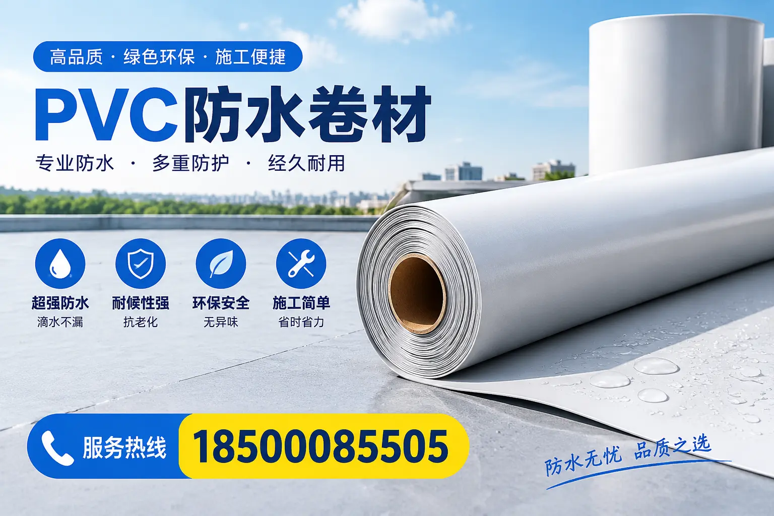 选用PVC防水卷材时需要避开的常见误区,特别是在临夏
